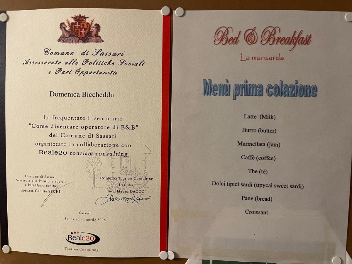 Biancareddu La Mansarda B&B 외부 사진